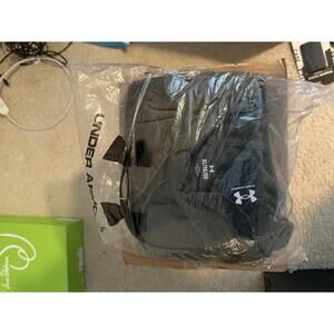 Under Armour mens Armour Fleece Big Logo Hoodie,  XL, Marine OD Green / / Black